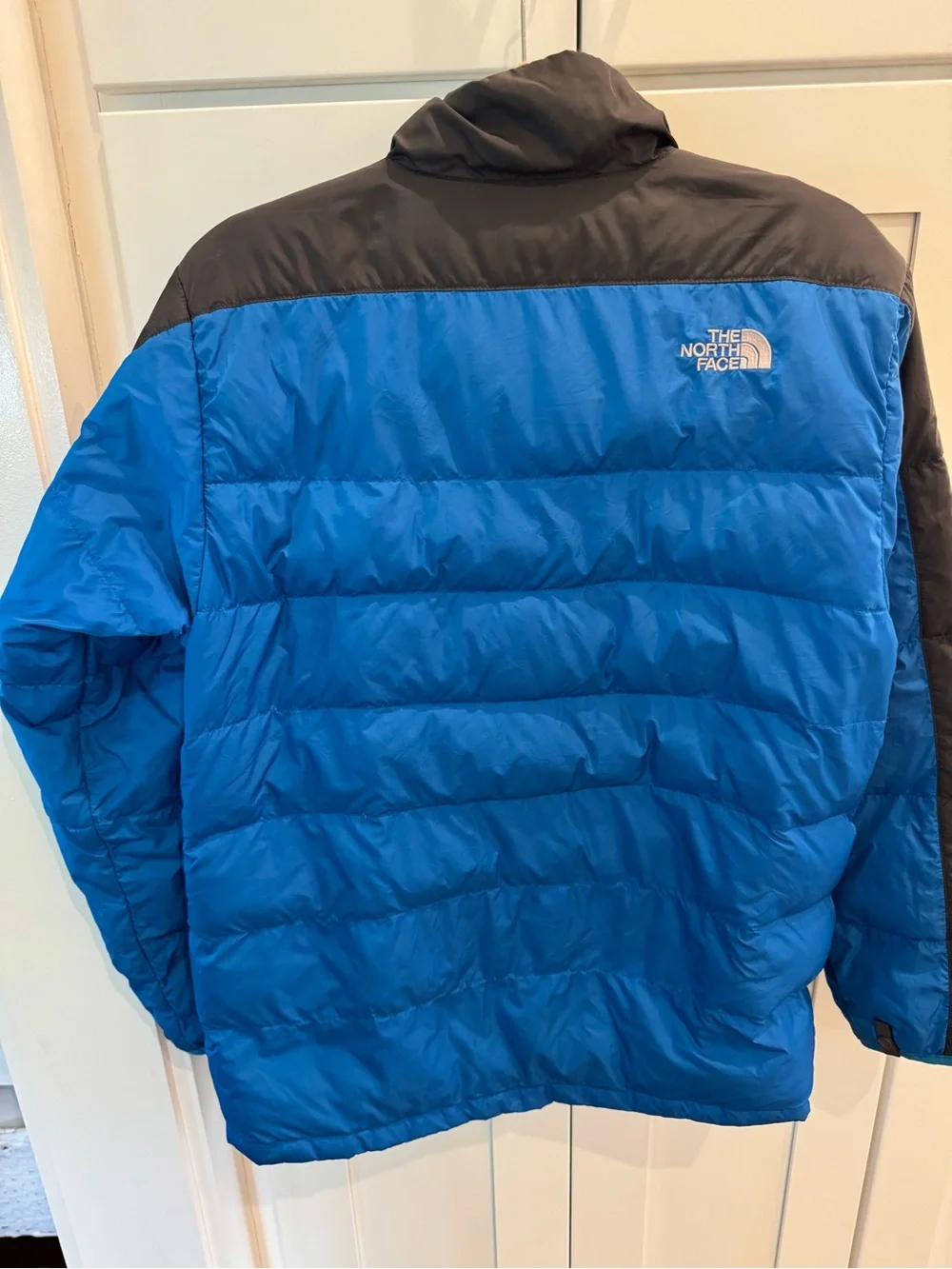 The North Face kids Bright Blue Puffer Jacket